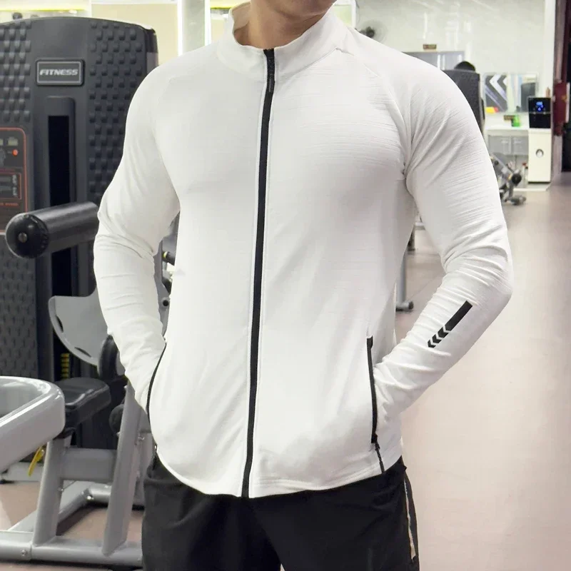 Running Gear Jacket - Heren Gym Panty Jack Hardlooptraining Elastische