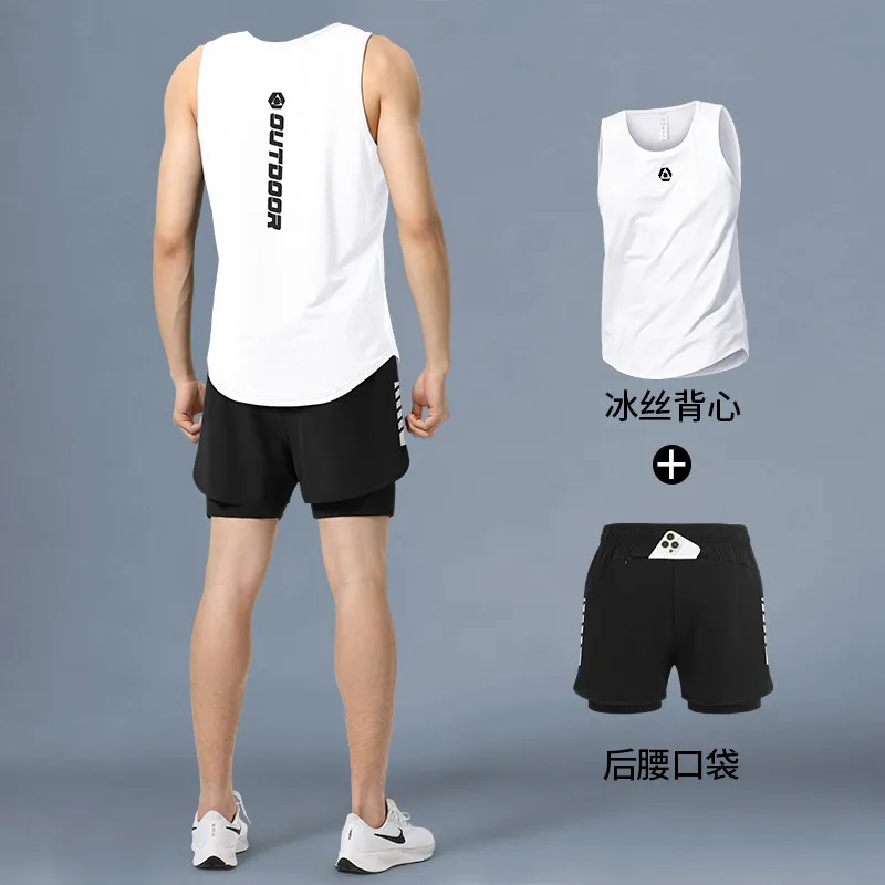 Running Gear Tank - Herenset IJs Zijde Koelende Tanktop -