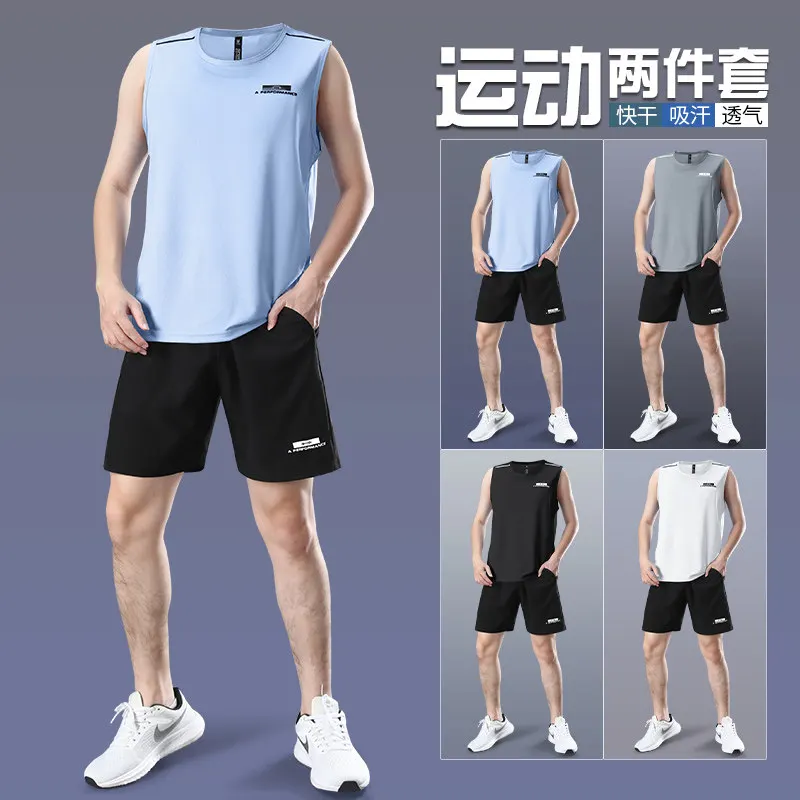 Running Gear Tank - Heren Marathon Hardloopset - Snel Droogende