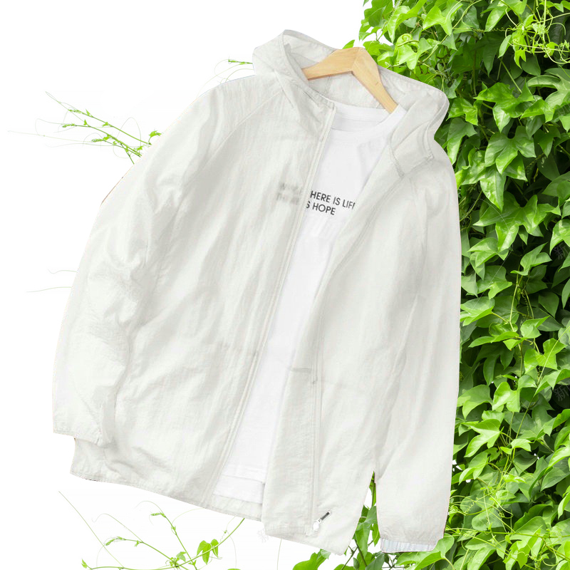 Running Gear Jacket - Sneldrogende ademende zonnebrandcrème Lichtgewicht jas voor