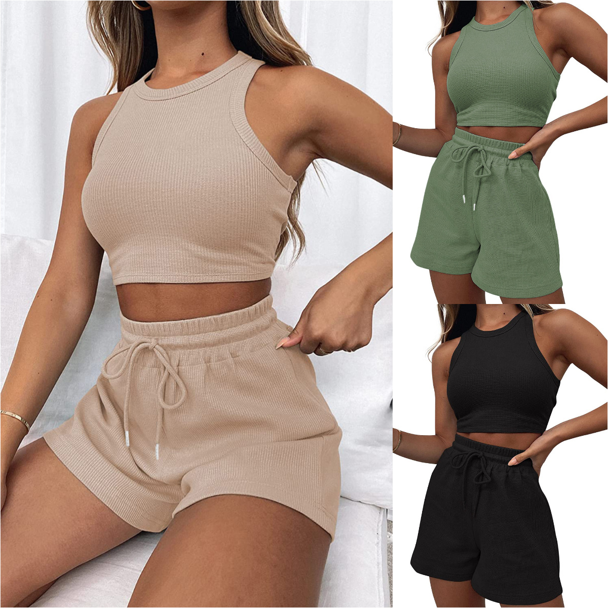 Running Gear Vest - Hot Verkoopt Dames Shorts 2-delige Set