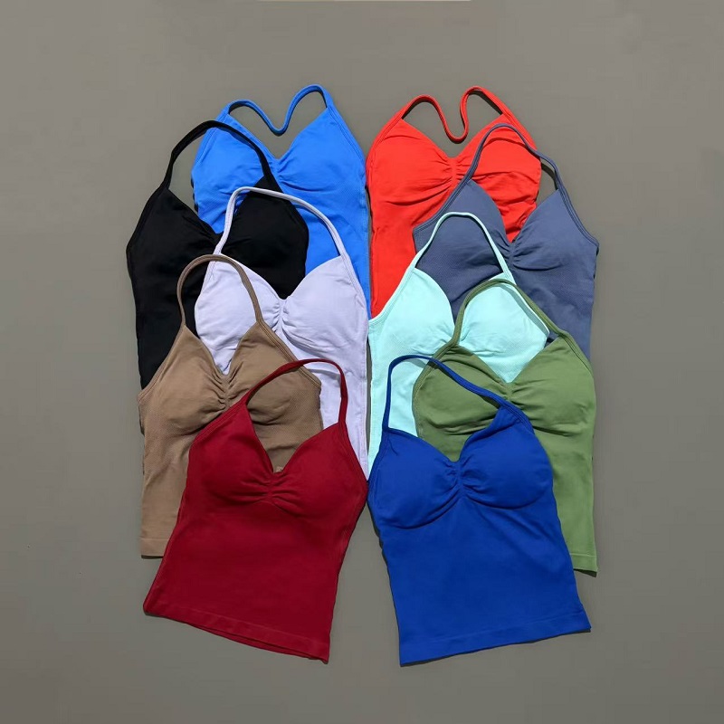Running Gear Vest - Gym Sport Tops Dames Naadloze Yoga