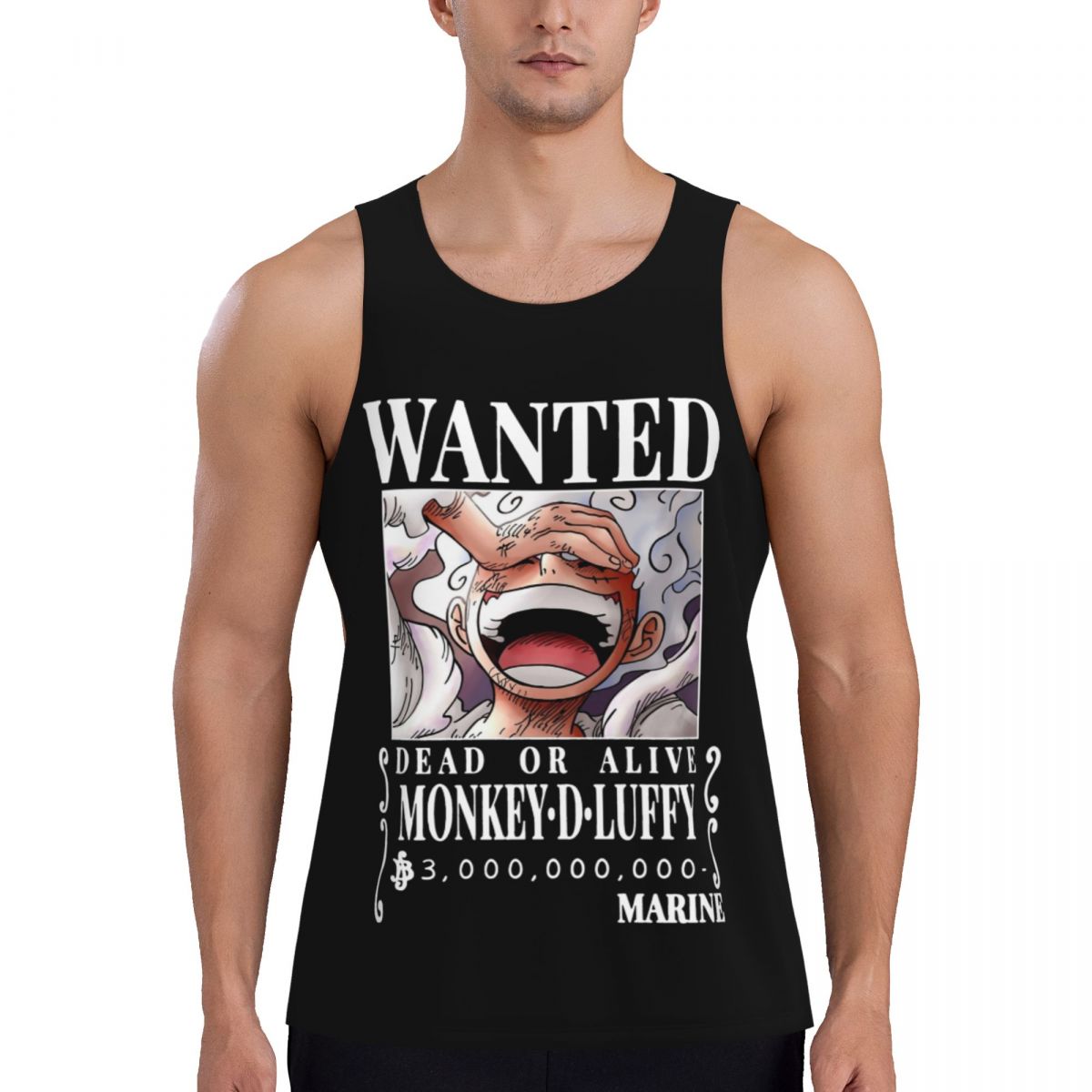 Running Gear Tank - Grafische Luffy Wanted Bounty Nika Gear