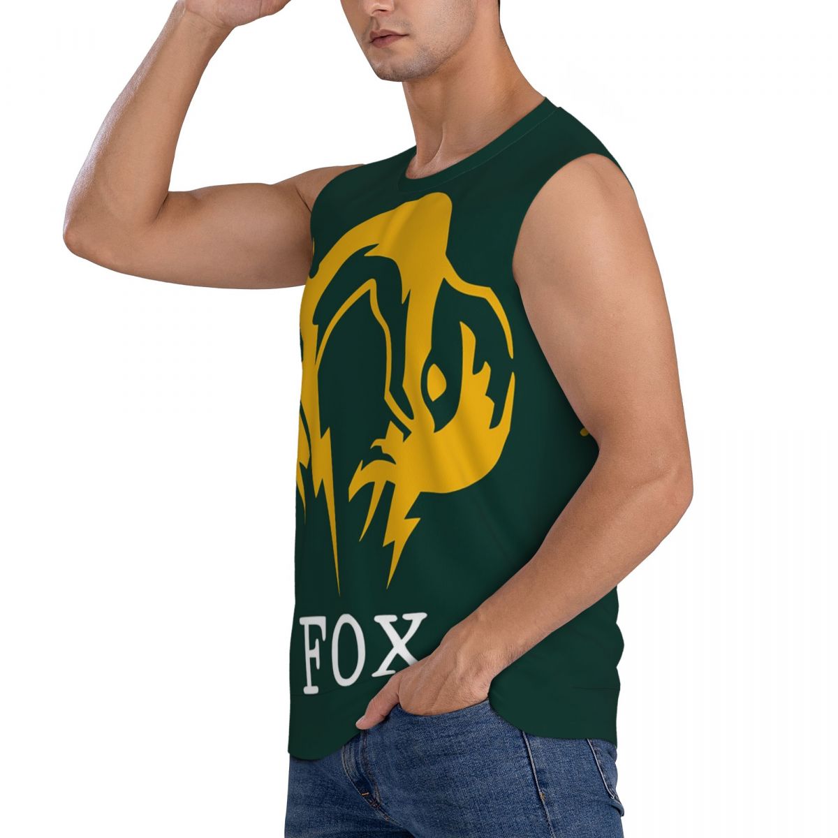 Metal Gear Solid Fox Heren mou - Running Gear Tank recensie en prijs
