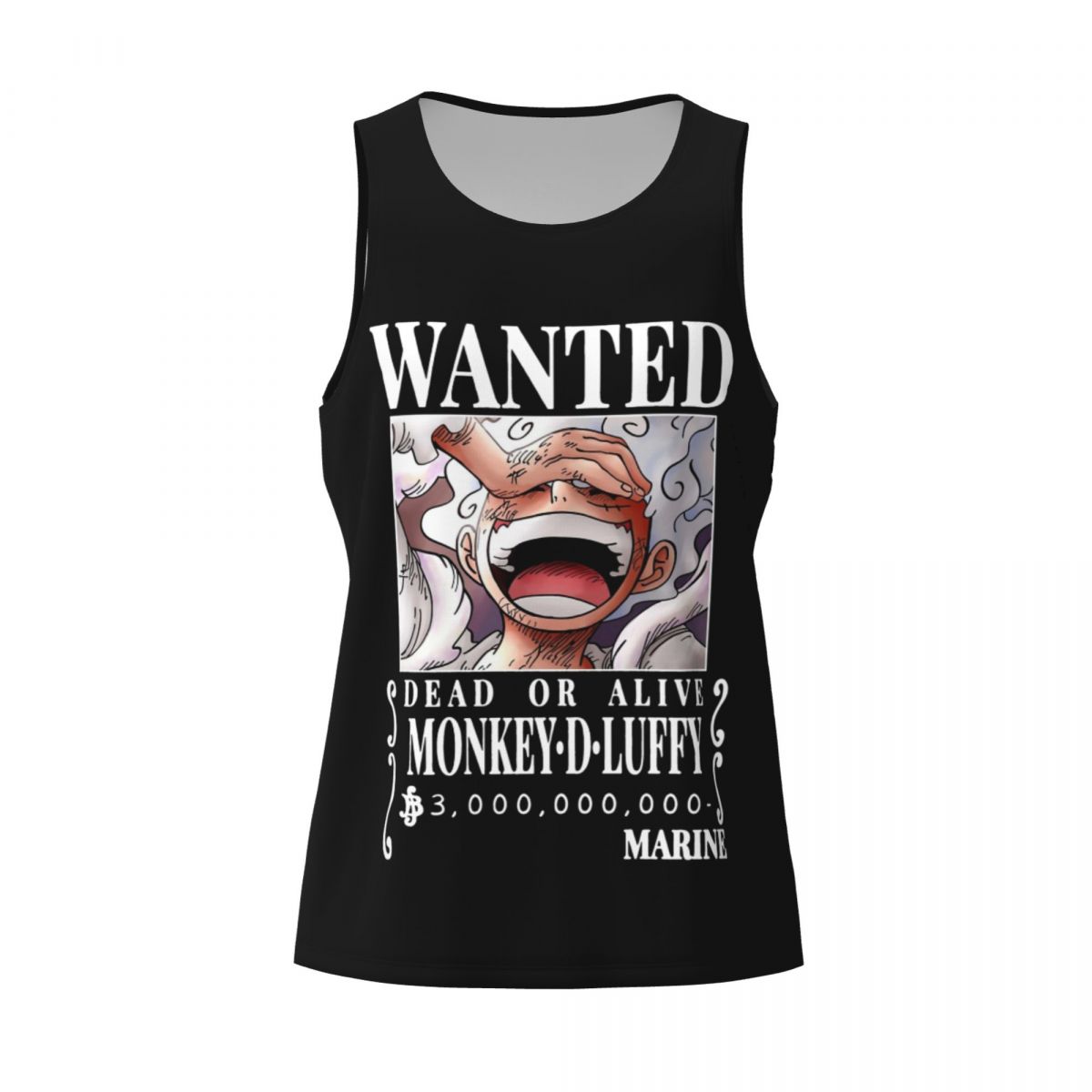 Grafische Luffy Wanted Bounty  - Running Gear Tank recensie en prijs