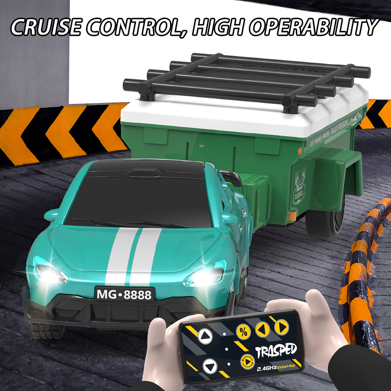 Mini-legering driftauto met aa - Running Gear Trailer recensie en prijs